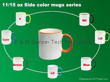 11and 15 OZ Side Color series MUG